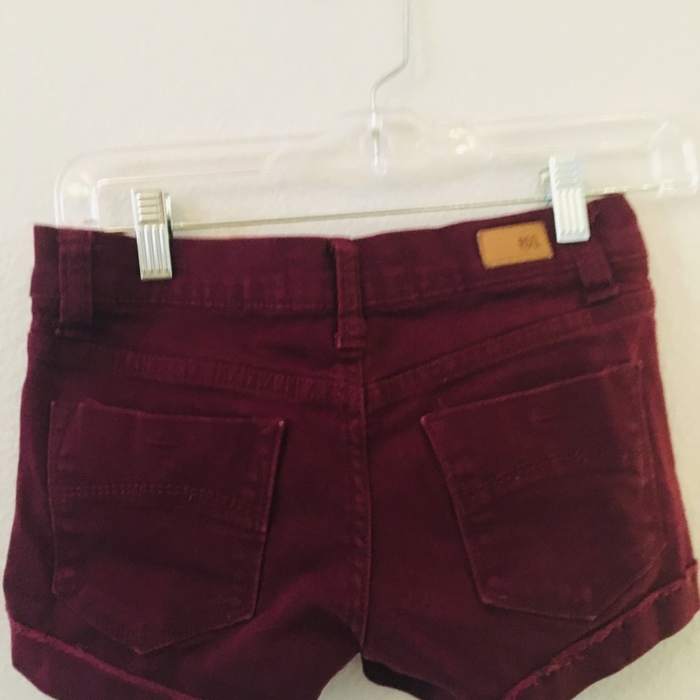 Maroon shorts